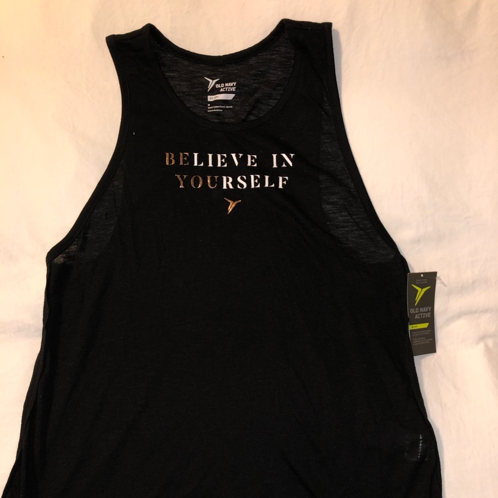 Old Navy Active Believe In Yourself Tank Top